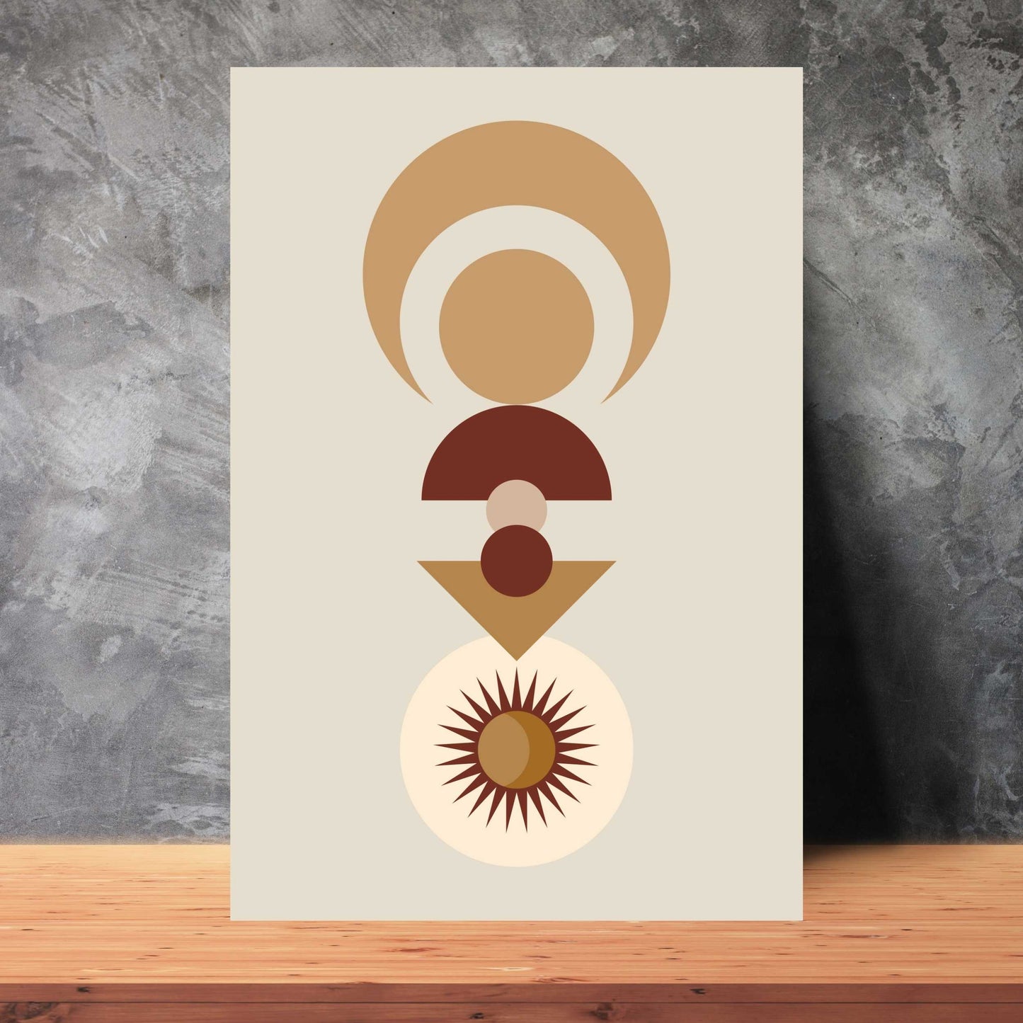 Boho Abstract Poster #16 | S01