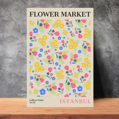 Istanbul Flower Market Poster | S01