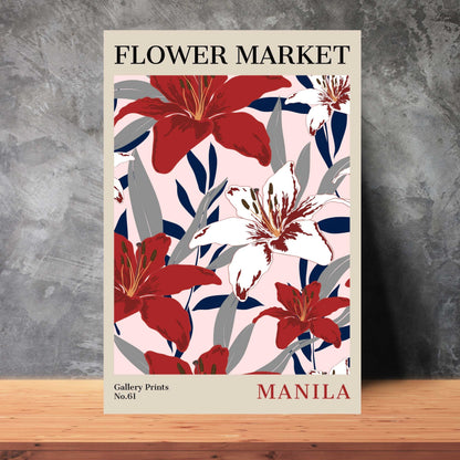 Manila Flower Market Poster | S02