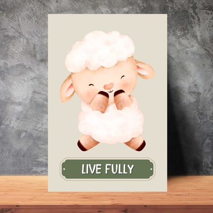 Live Fully Sheep Poster | S01