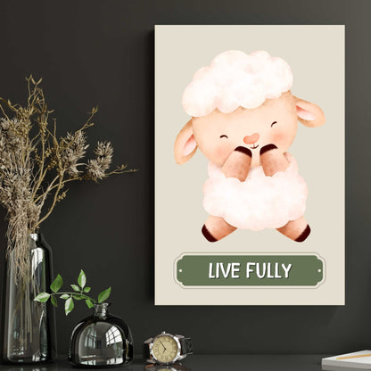 Live Fully Sheep Poster | S01