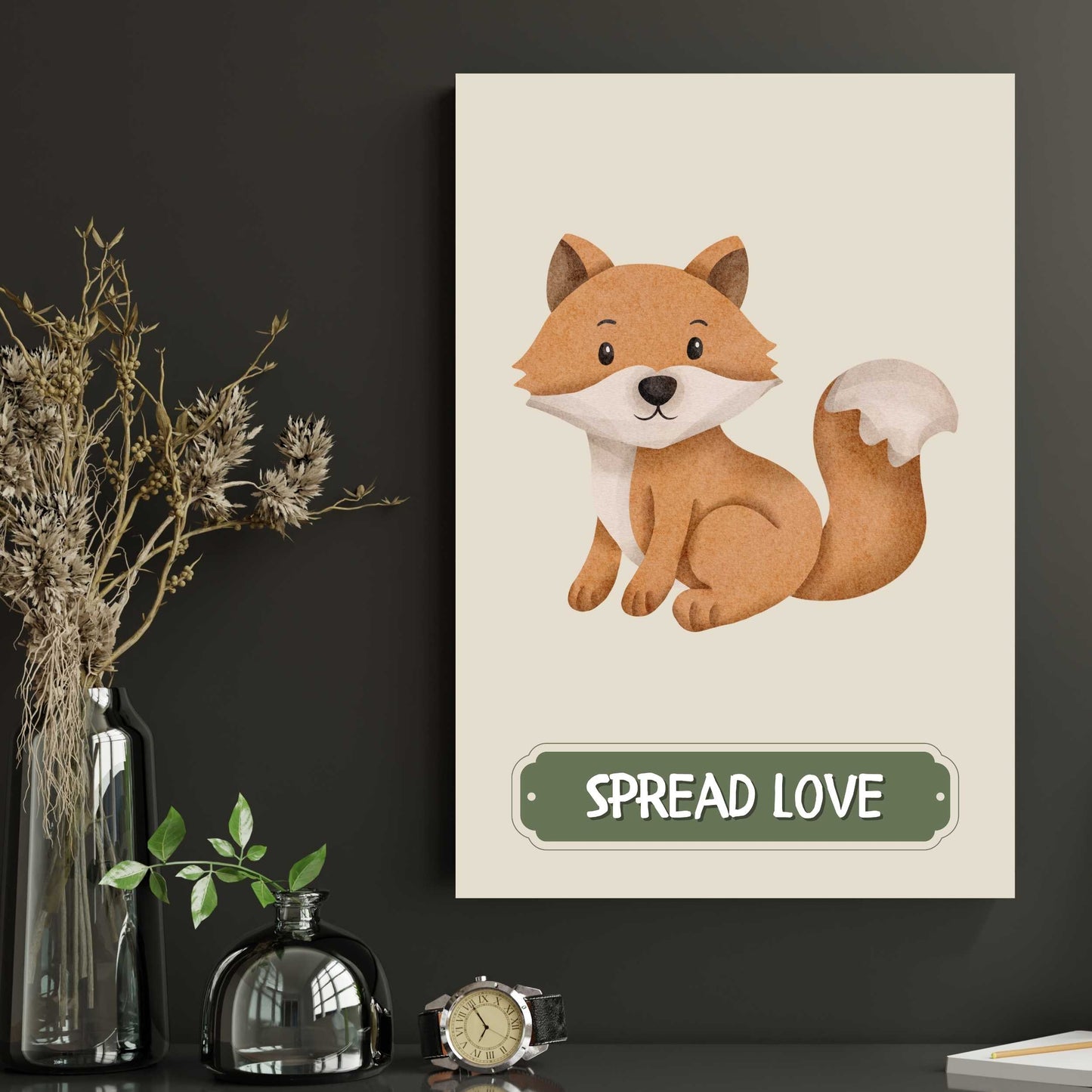 Spread Love Fox Poster | S01