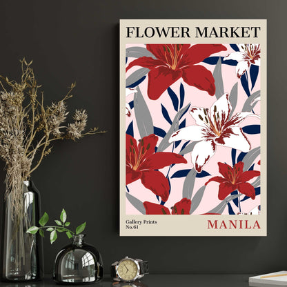 Manila Flower Market Poster | S02