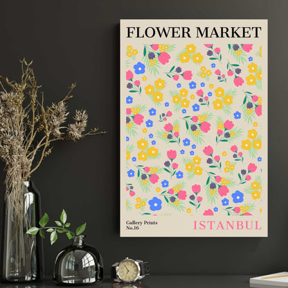 Istanbul Flower Market Poster | S01