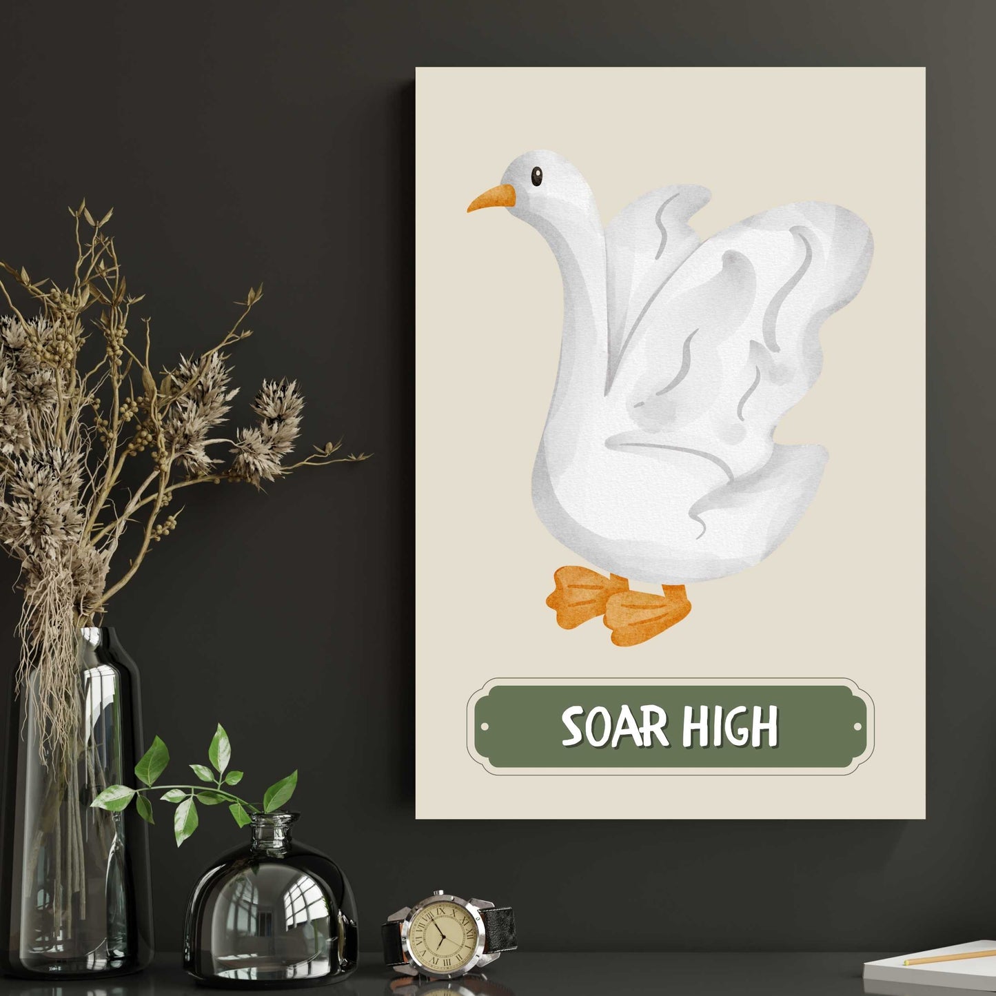 Soar High Swan Poster | S01