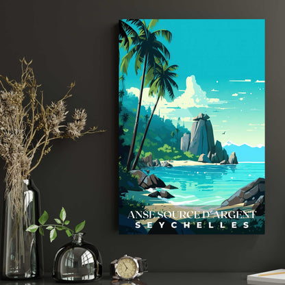 Anse Source DArgent Poster | S01