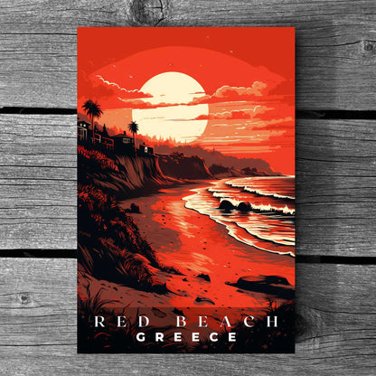 Red Beach Poster | S01