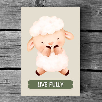 Live Fully Sheep Poster | S01