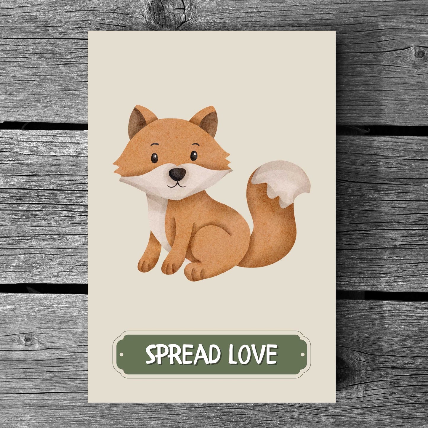 Spread Love Fox Poster | S01