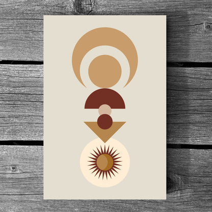 Boho Abstract Poster #16 | S01