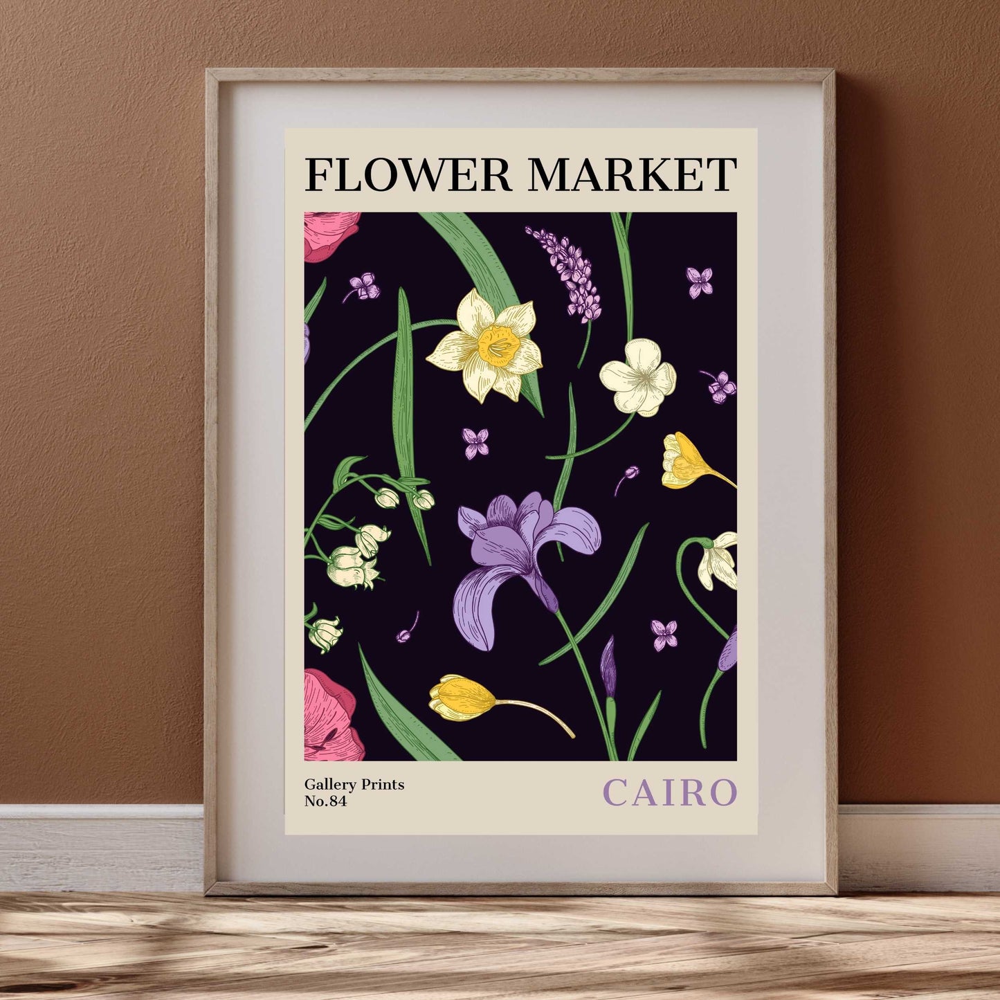 Cairo Flower Market Poster | S02