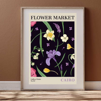 Cairo Flower Market Poster | S02