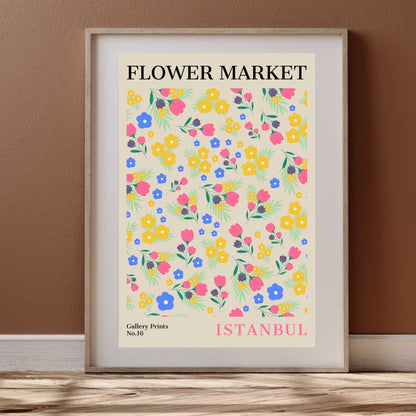 Istanbul Flower Market Poster | S01