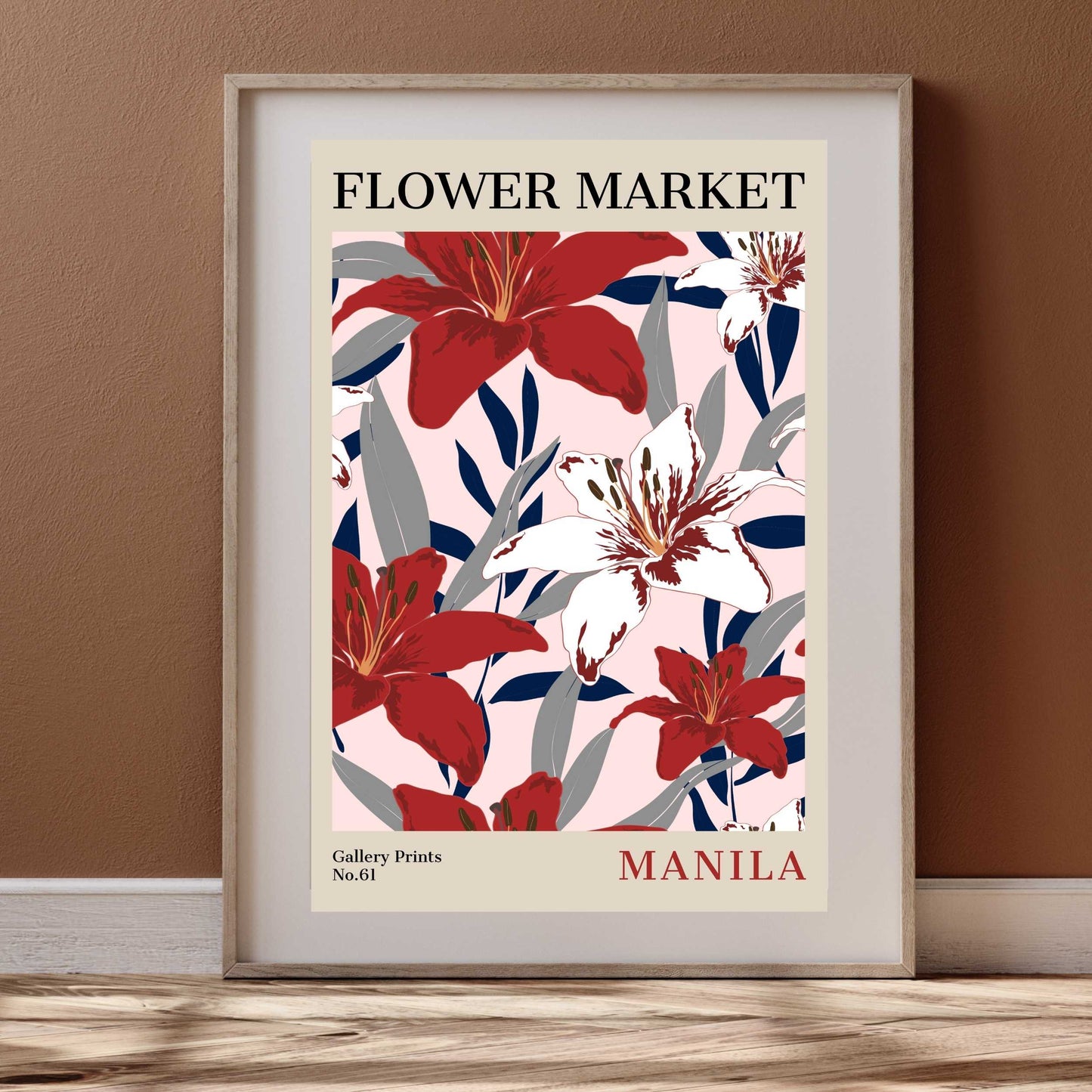 Manila Flower Market Poster | S02