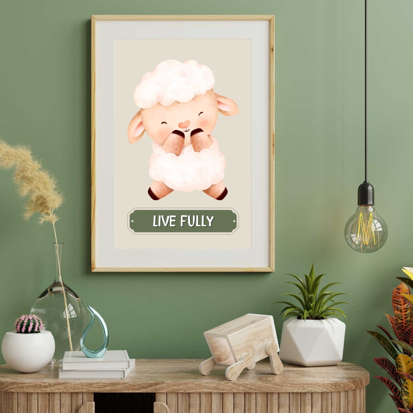 Live Fully Sheep Poster | S01