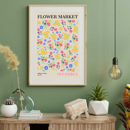 Istanbul Flower Market Poster | S01