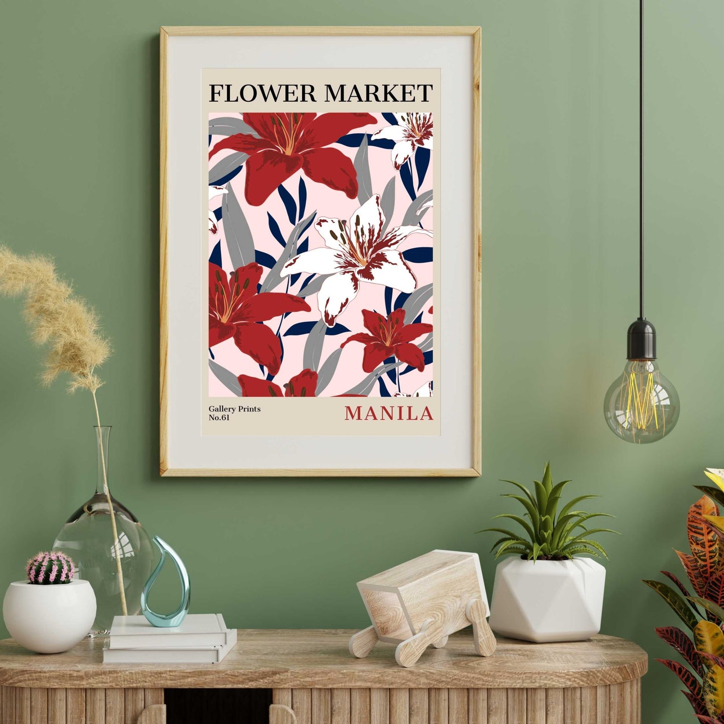 Manila Flower Market Poster | S02