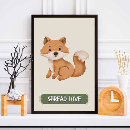 Spread Love Fox Poster | S01