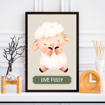 Live Fully Sheep Poster | S01