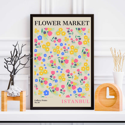 Istanbul Flower Market Poster | S01