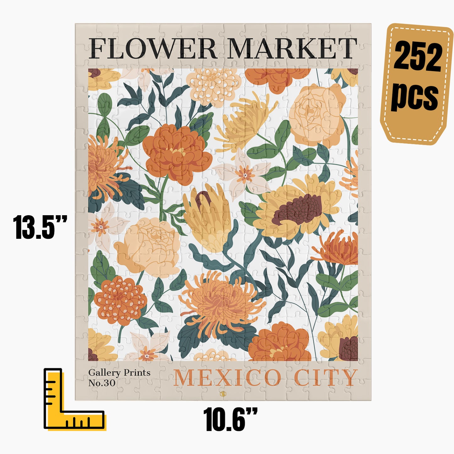 Mexico City Flower Market Puzzle | S01