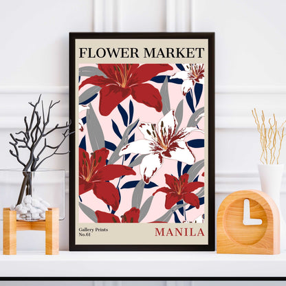 Manila Flower Market Poster | S02