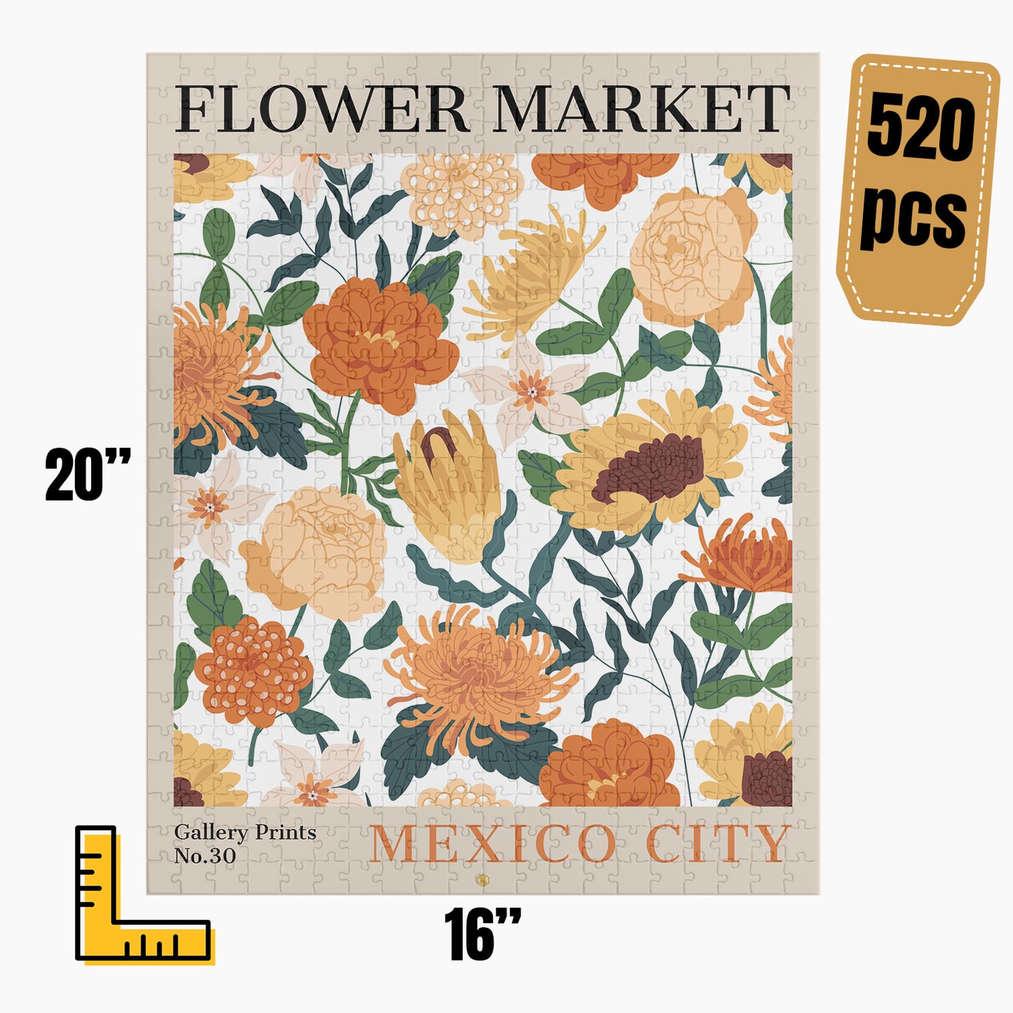 Mexico City Flower Market Puzzle | S01