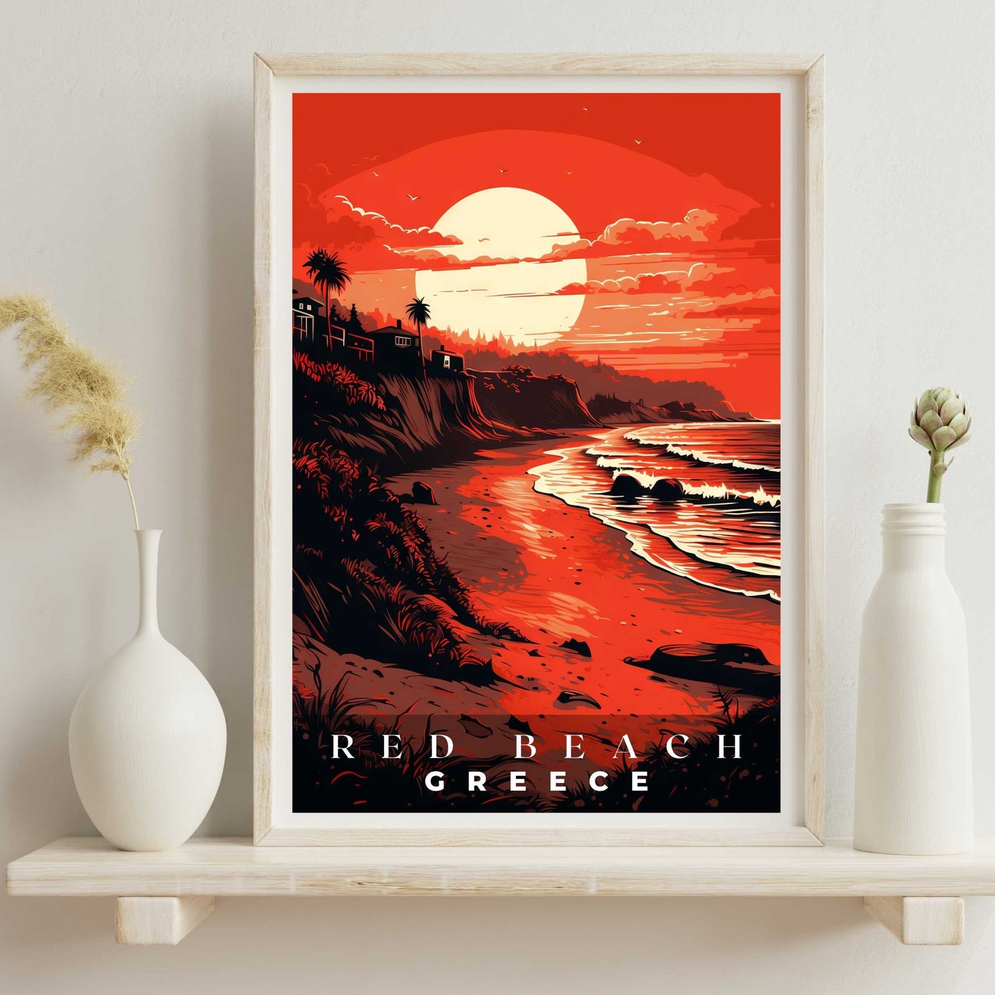 Red Beach Poster | S01