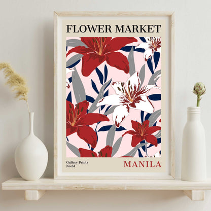 Manila Flower Market Poster | S02