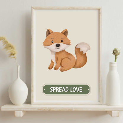 Spread Love Fox Poster | S01