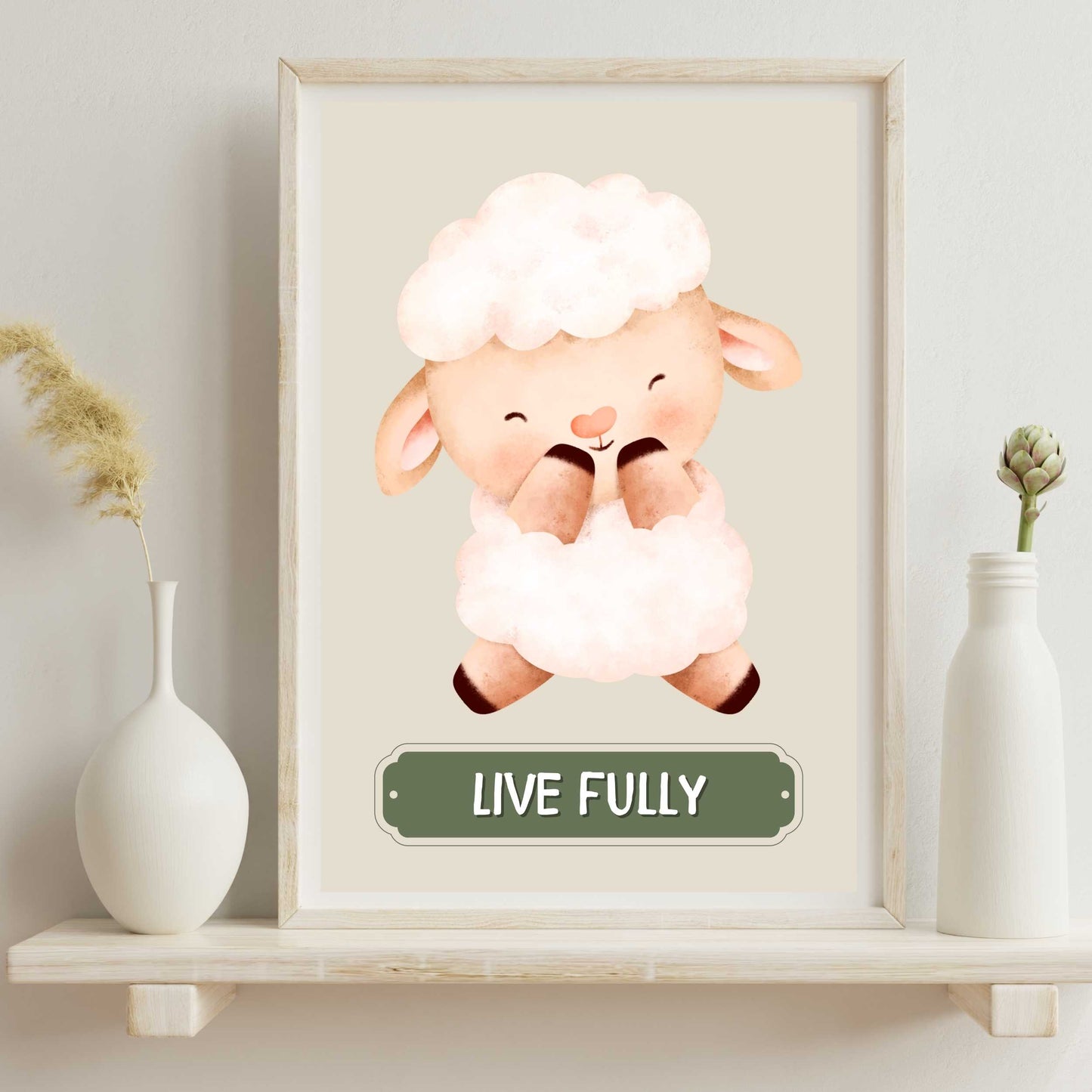 Live Fully Sheep Poster | S01