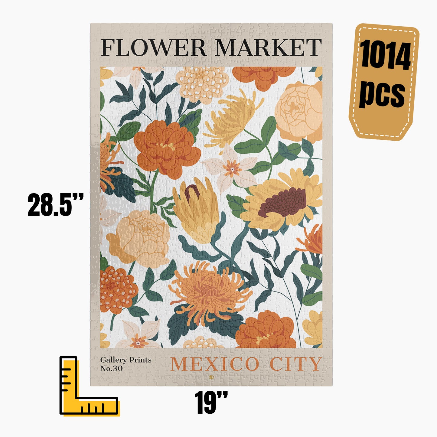 Mexico City Flower Market Puzzle | S01