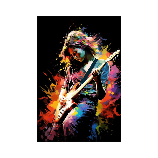 Female Guitarist 1 Poster | S01