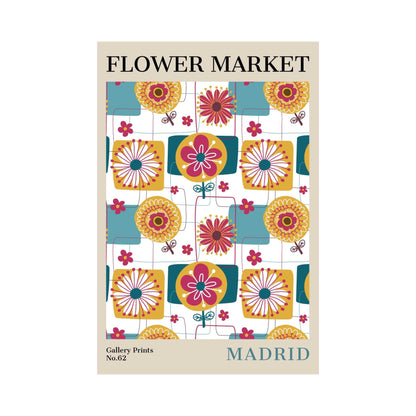 Madrid Flower Market Poster | S02