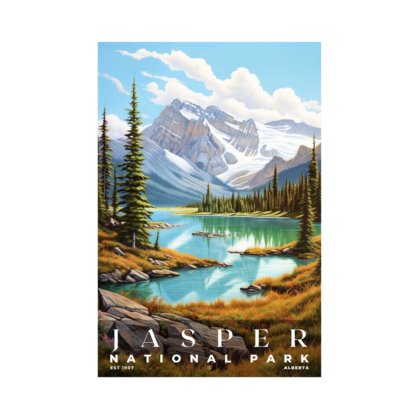 Jasper National Park Poster | S02