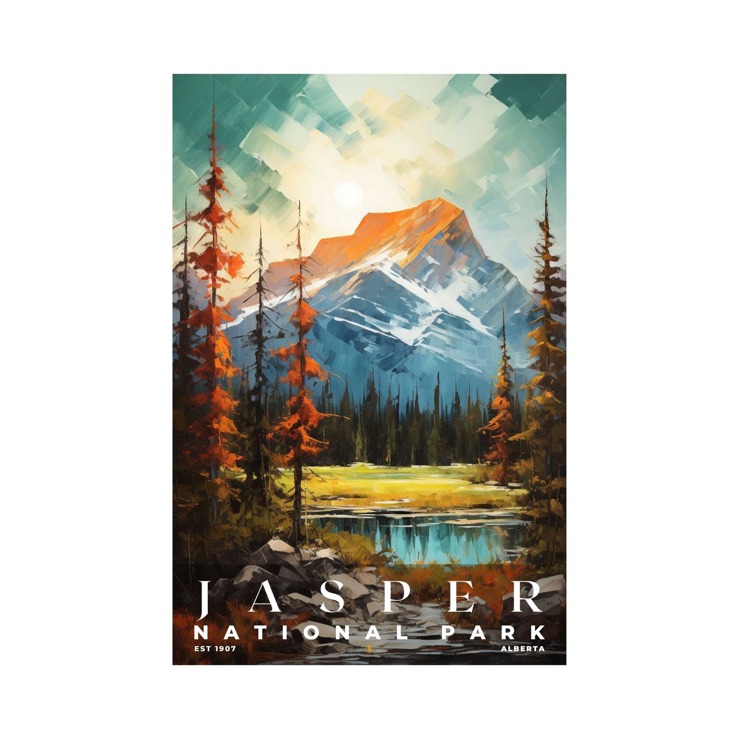 Jasper National Park Poster | S06