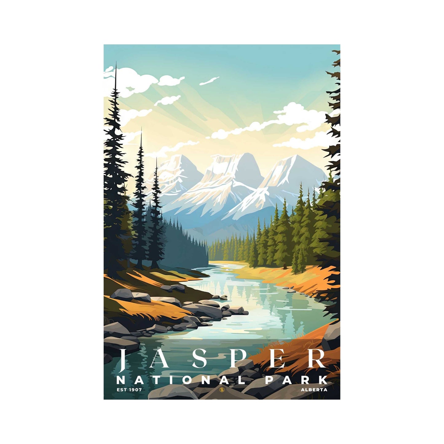 Jasper National Park Poster | S03