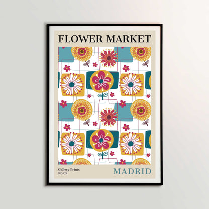 Madrid Flower Market Poster | S02