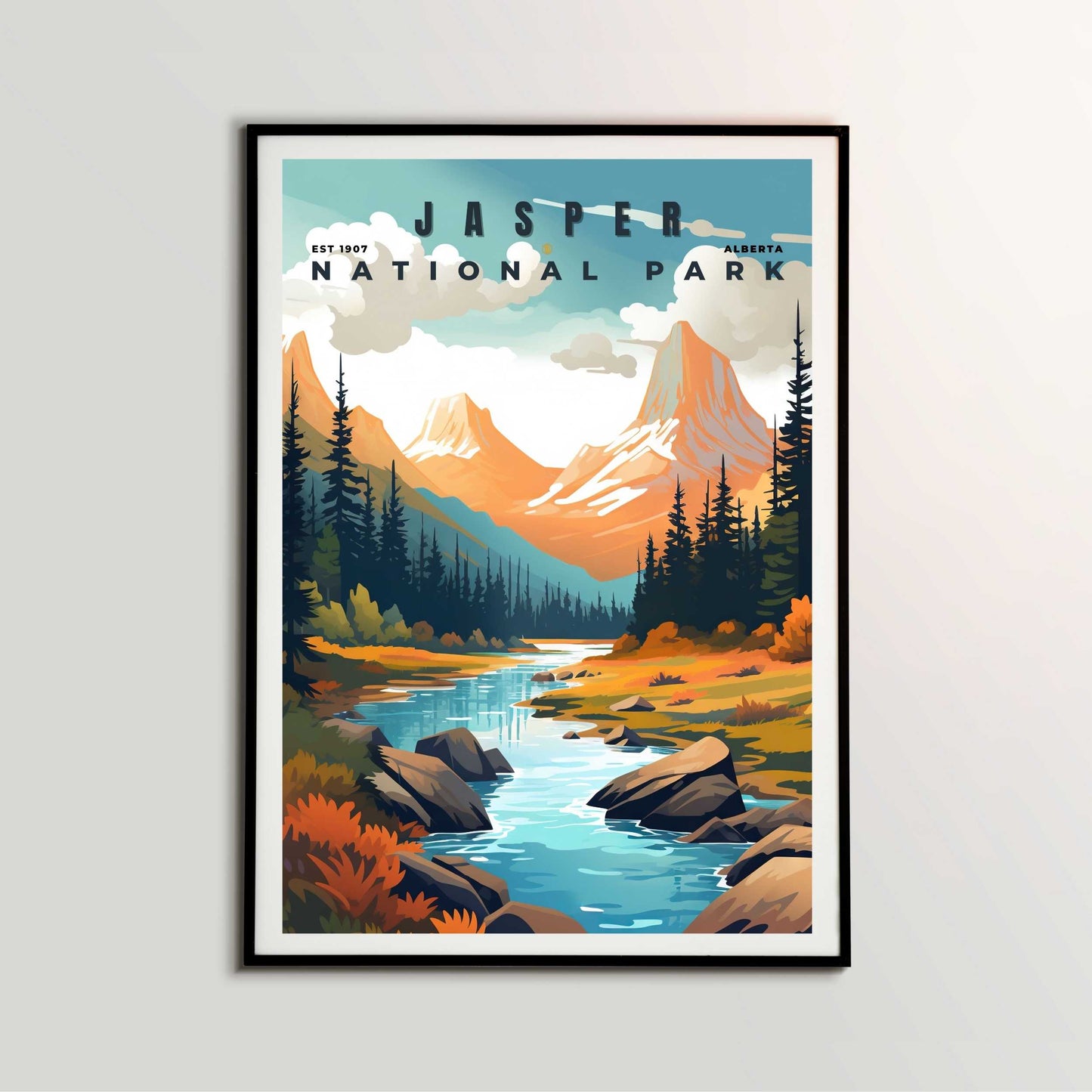 Jasper National Park Poster | S01