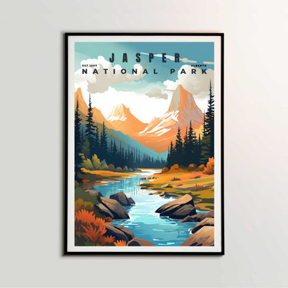 Jasper National Park Poster | S01