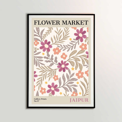 Jaipur Flower Market Poster | S01