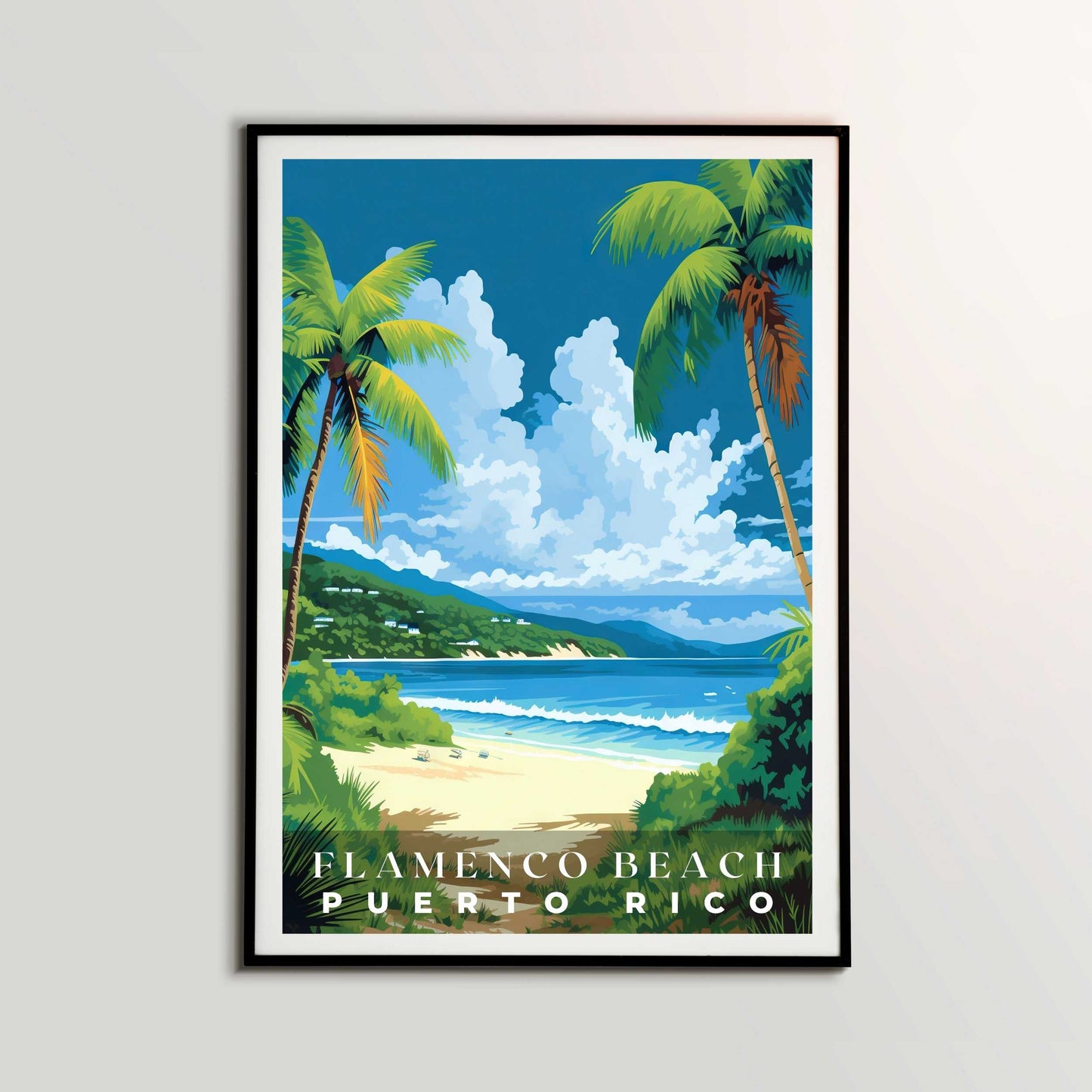 Flamenco Beach Poster | S01