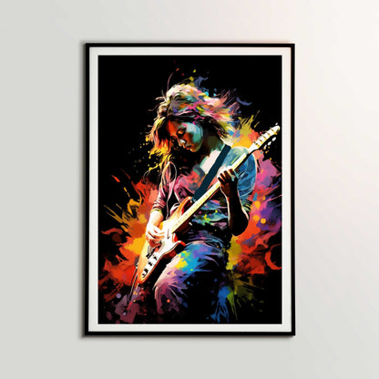 Female Guitarist 1 Poster | S01