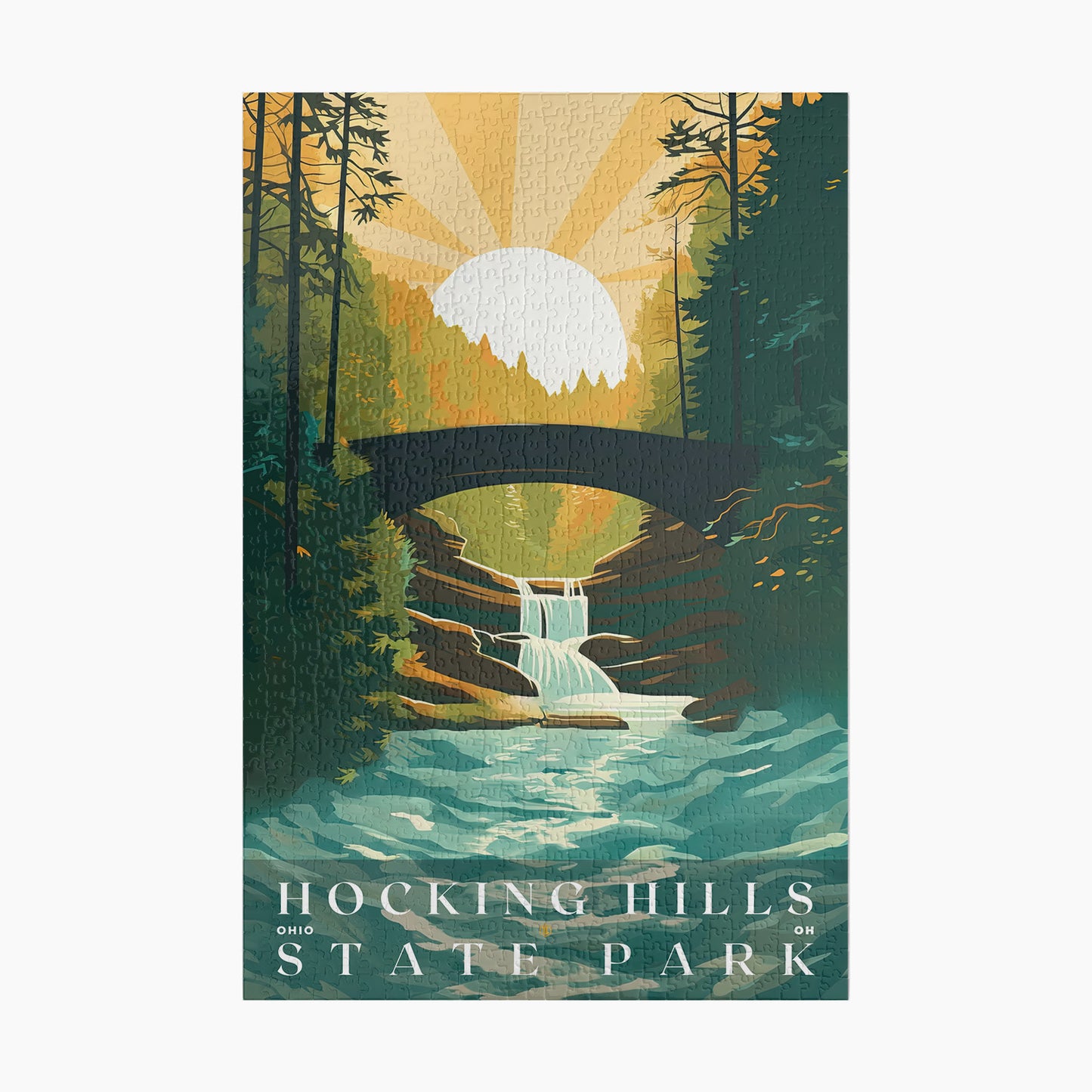 Hocking Hills State Park Puzzle | US Travel | S01