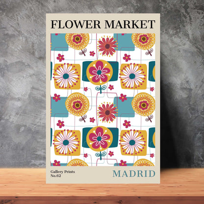 Madrid Flower Market Poster | S02