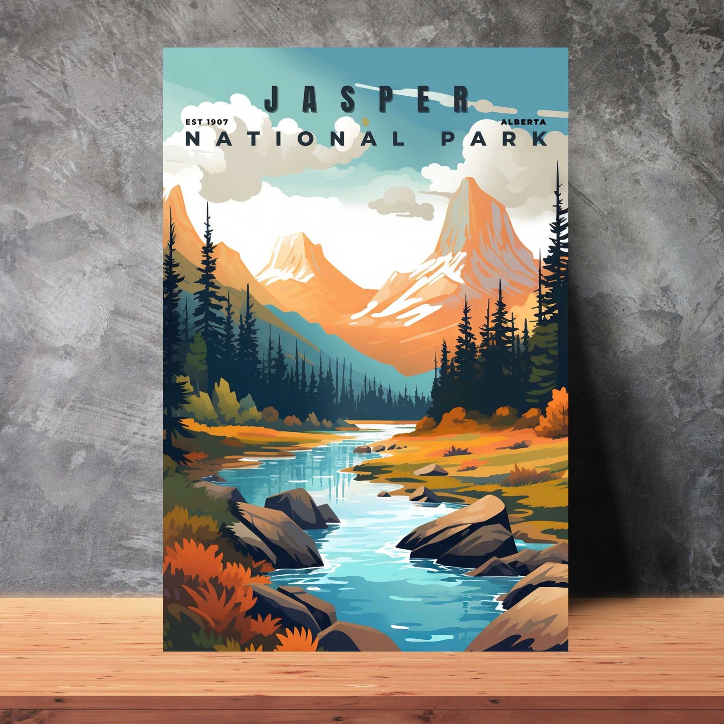 Jasper National Park Poster | S01