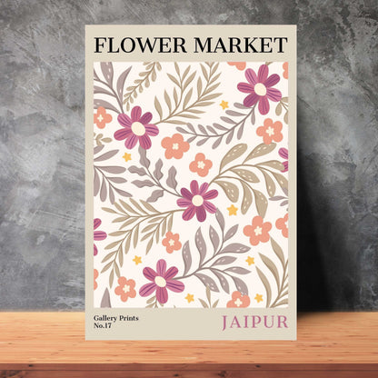 Jaipur Flower Market Poster | S01