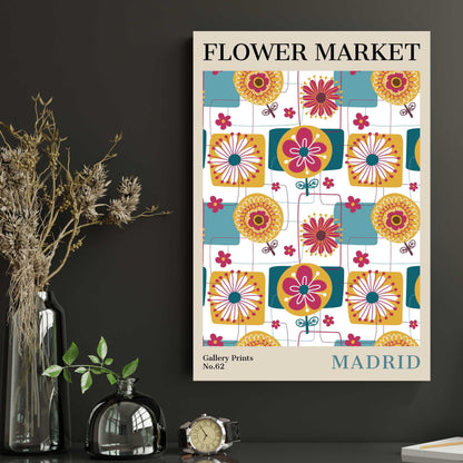 Madrid Flower Market Poster | S02