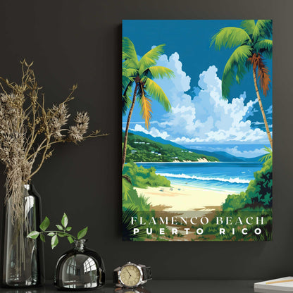 Flamenco Beach Poster | S01