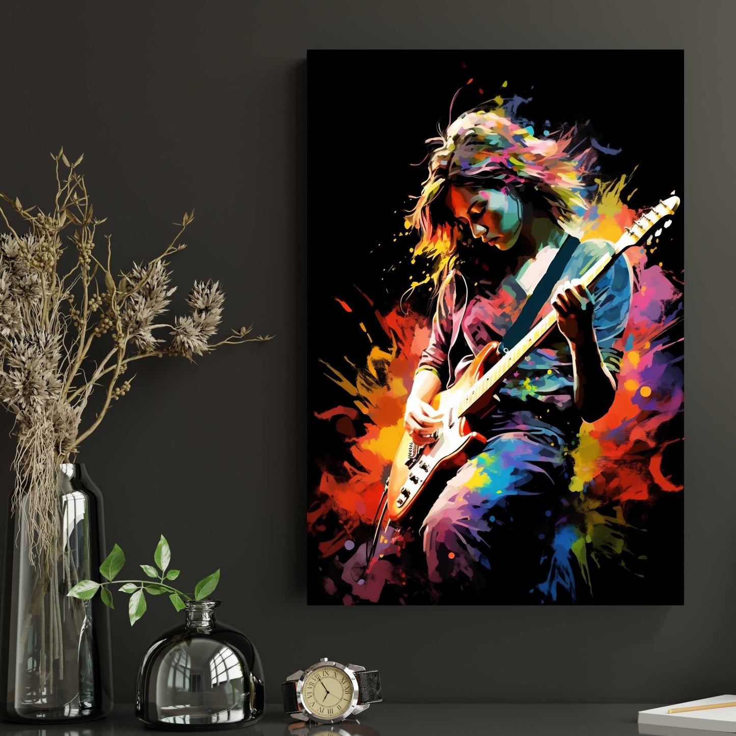 Female Guitarist 1 Poster | S01